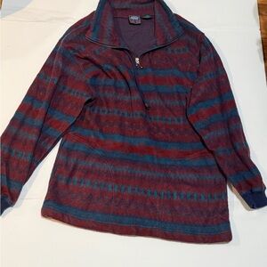 Vintage Santana Quarter Zip Pullover Sweater Large 
Men's